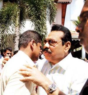 Rajapaksa and Lansa| File Phot0
