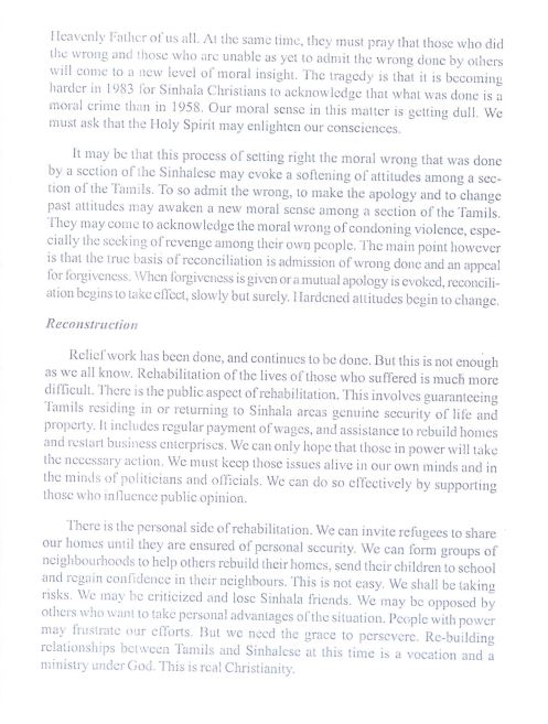 Bishop 9 Lakshman Wickremesinghe Colombo Telegraph