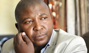 Thamsanqa Jantjie, the man accused of using fake sign language at Nelson Mandela's memorial. Photograph: Foto24/Getty Images via Guardian