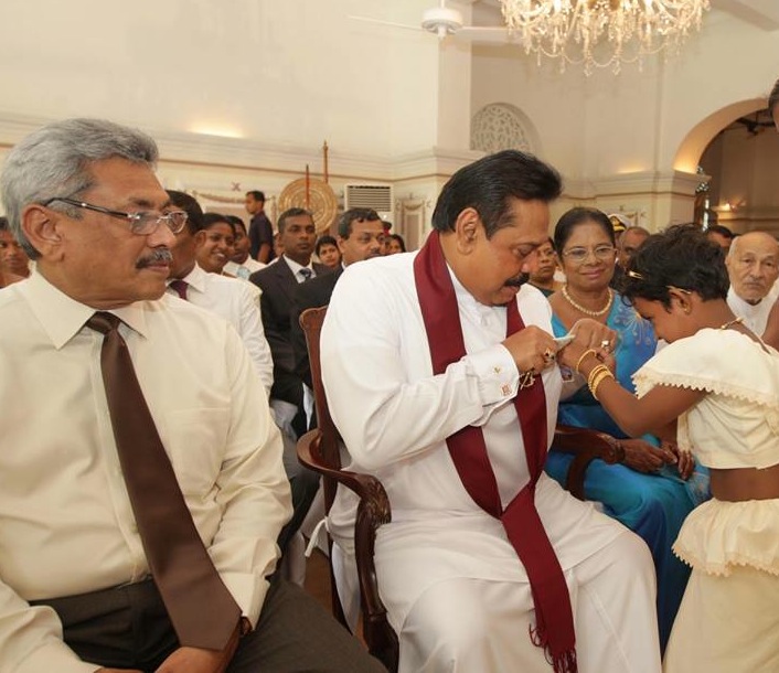The Rajapaksas repeatedly assert that an international inquiry into alleged war crimes is unnecessary since Lankan laws and Lankan institutions are capable of delivering justice to Lankan victims.