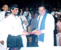 Maithripala and JVP secretary Tilvin